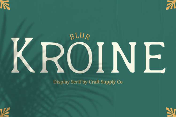 Kroine Blur Font