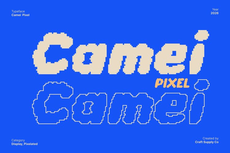Preview of Camei Pixel Font
