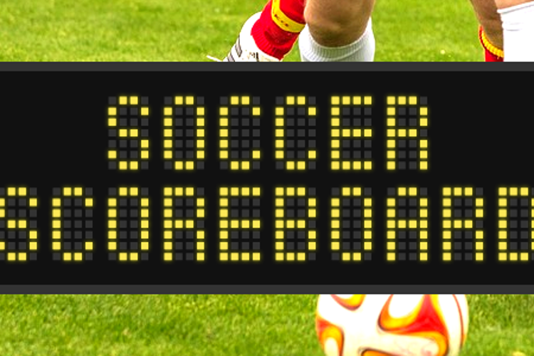 Soccer Scoreboard Font