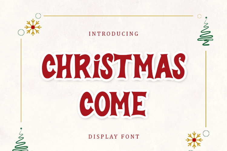 Christmas Come - Font