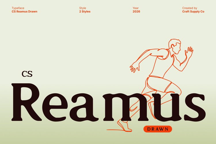 Preview of CS Reamus Drawn Font