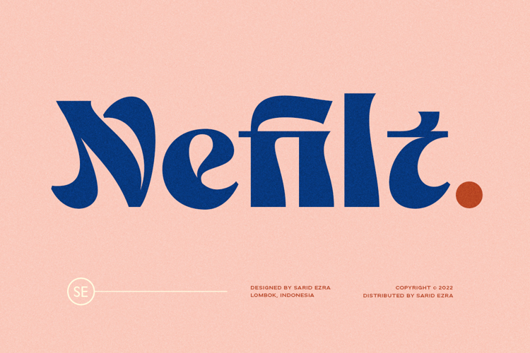 Preview of Nefilt Font