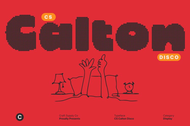 Preview of CS Calton Disco Font