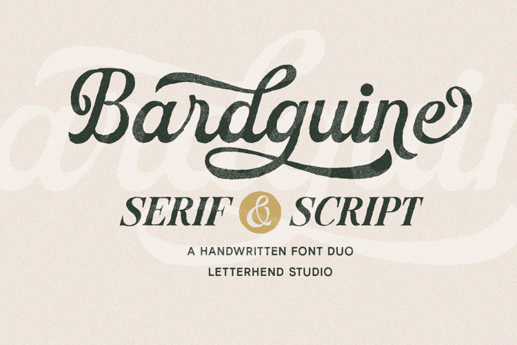 Preview of Bardguine Serif Font
