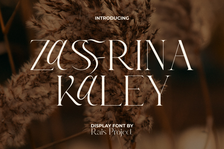 Preview of Zasfrina Kaley Font