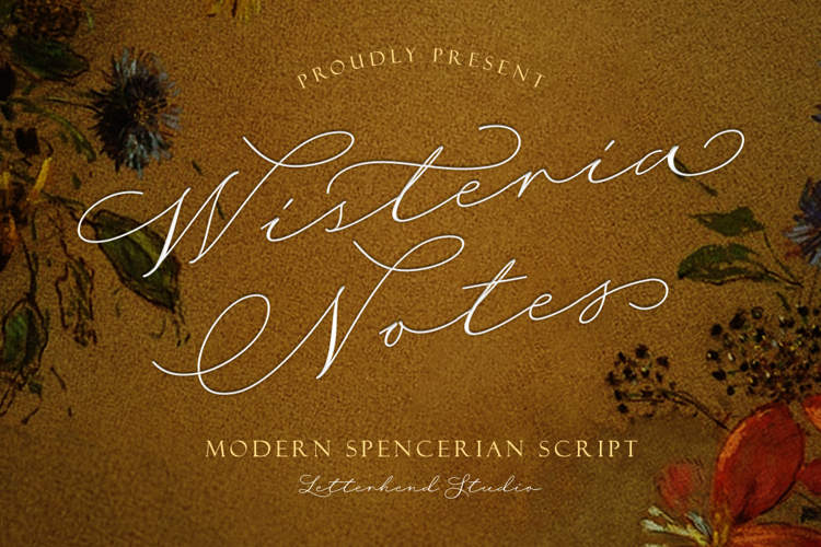 Wisteria Notes Font