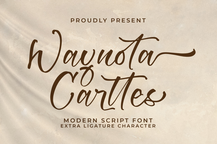 Waynota Carttes Font