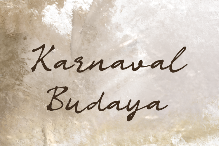 K Karnaval Budaya Font