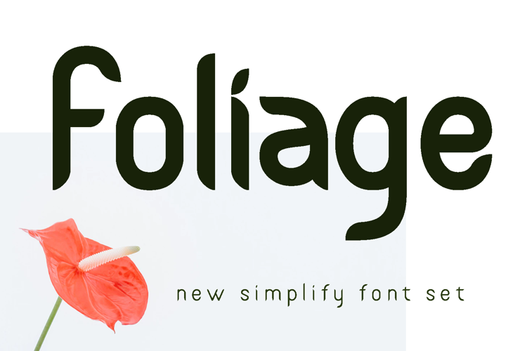 Foliage Font