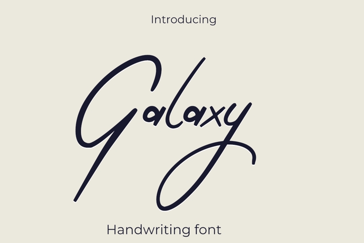 Galaxy Font