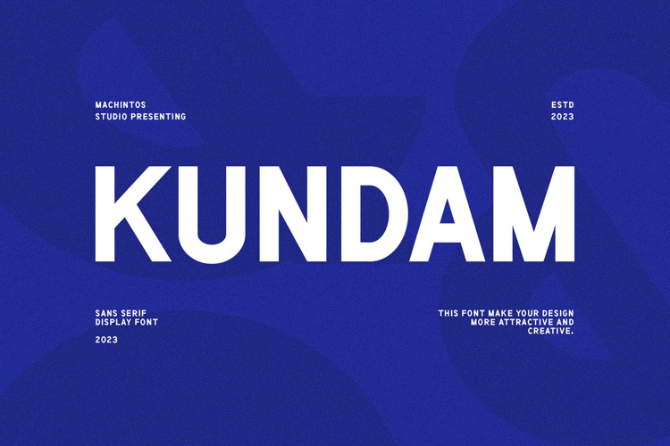 Preview of Kundam Font