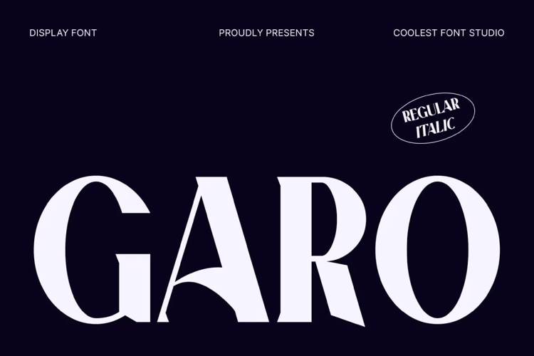 Preview of GARO Font