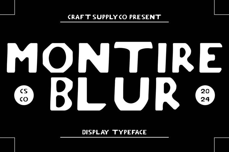 Montire Blur Font