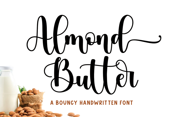 Preview of Almond Butter Font