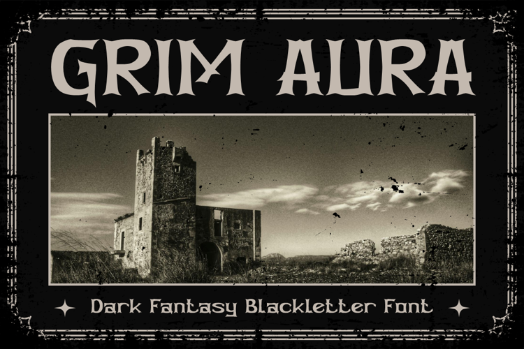 Preview of Grim Aura Font