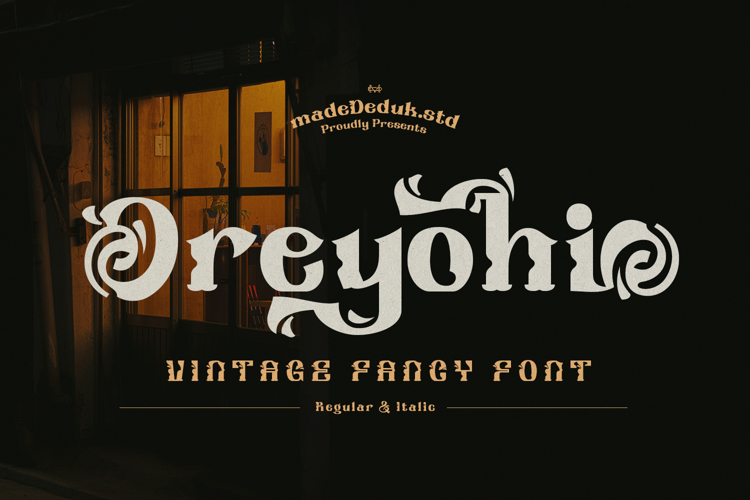 Preview of Oreyohi Font