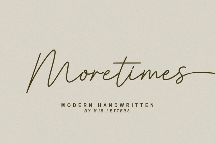 Moretimes Font