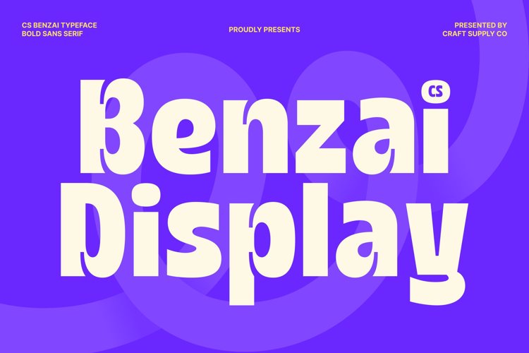 Preview of CS Benzai Font