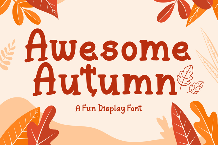 Awesome Autumn Font