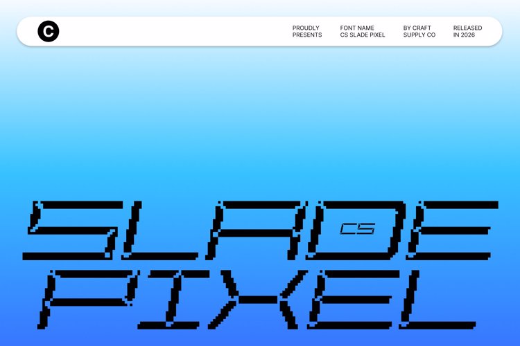 Preview of CS Slade Pixel Font