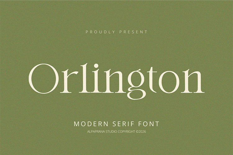 Preview of Orlington Font