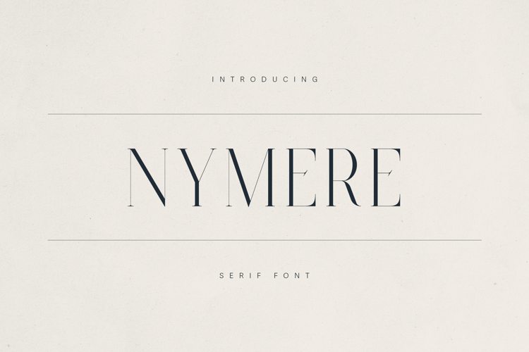 Preview of Nymere Font