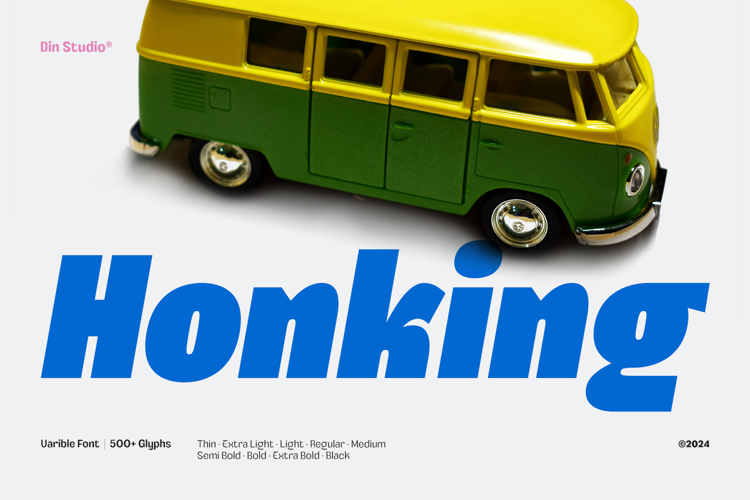 Honking Font