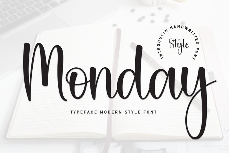 Preview of Monday Font
