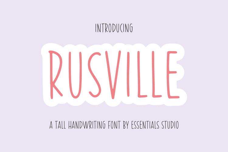 RUSVILLE Font