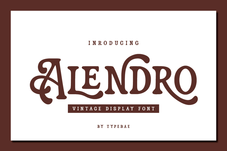 Preview of Alendro Font