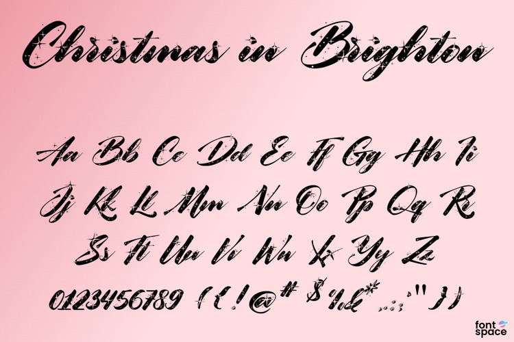 Christmas in Brighton Font