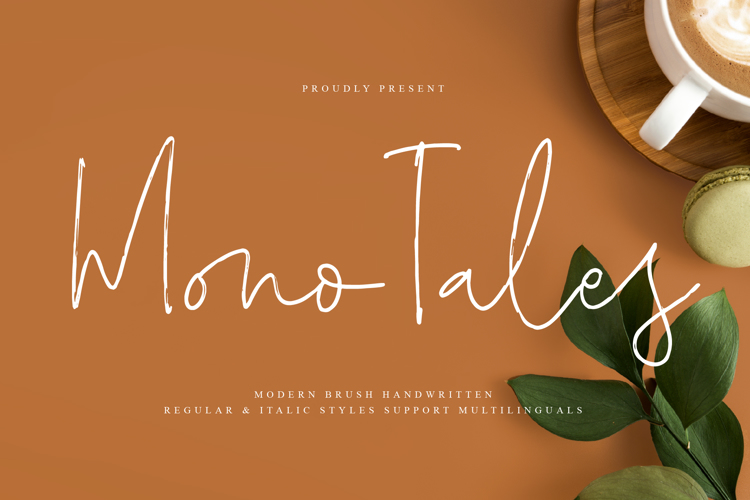 Preview of Mono Tales Font