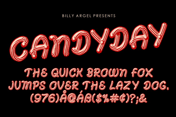 CANDYDAY BW Font