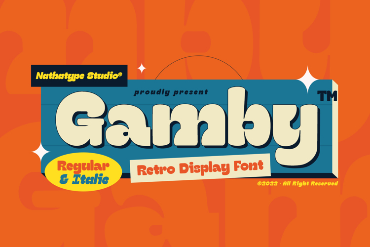 Gamby Regular Font