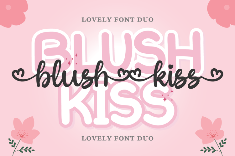 Blushkiss Font Duo