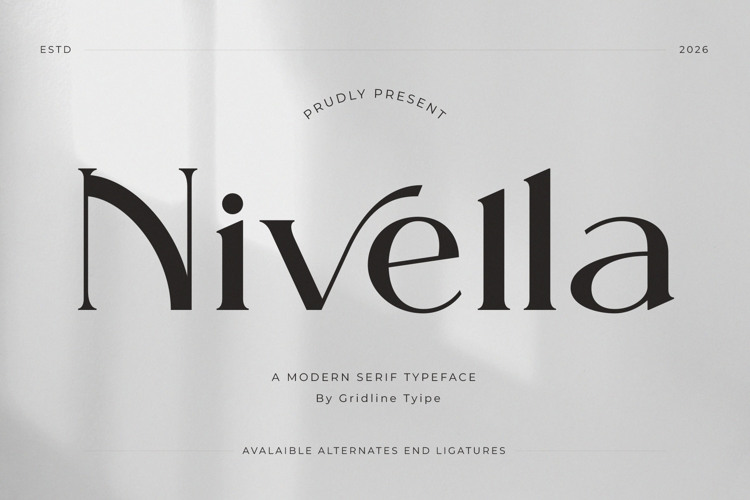 Preview of Nivella Font