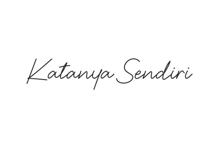 Katanya Sendiri Font