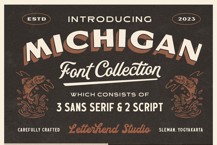 Michigan Bold Script Font
