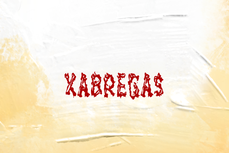 Preview of x  Xabregas Font
