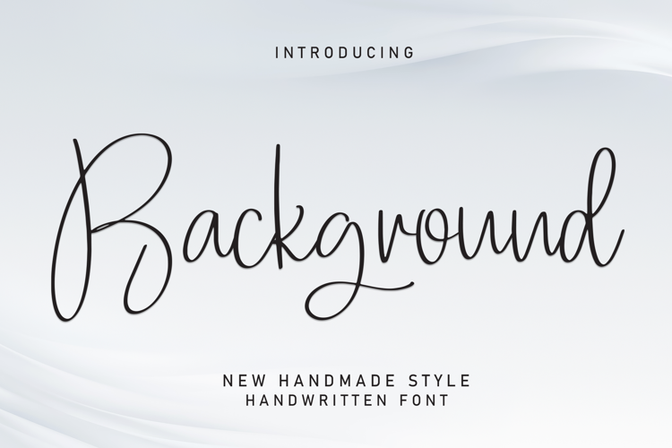 Background Font