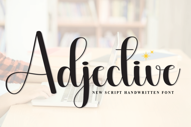 Adjective Font