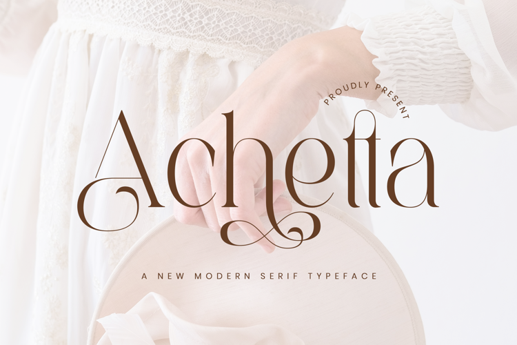 Preview of Achetta Font