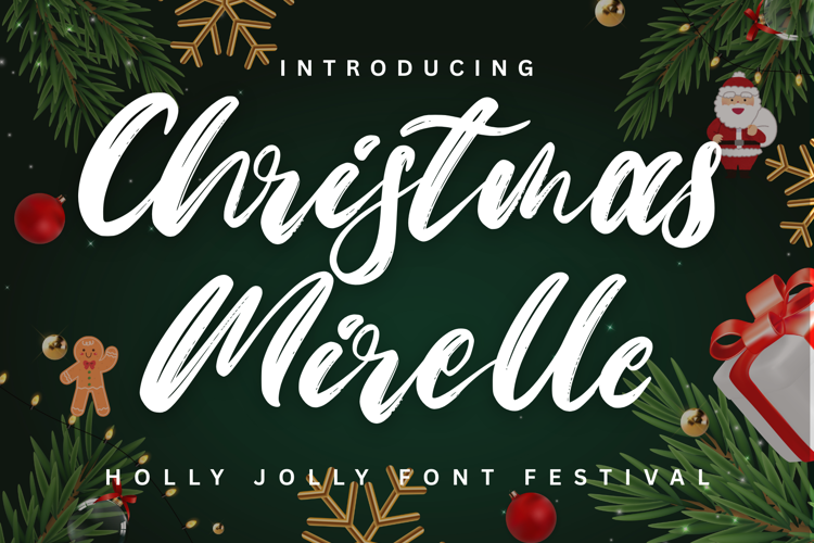 Preview of Christmas Mirelle Font