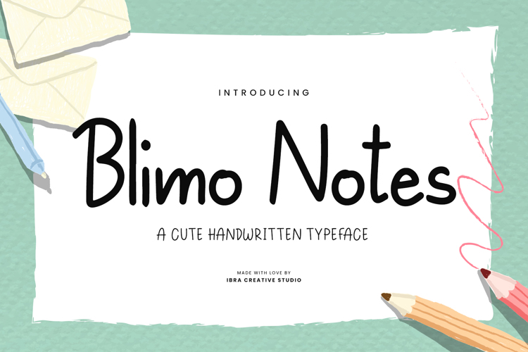 Blimo Notes Font