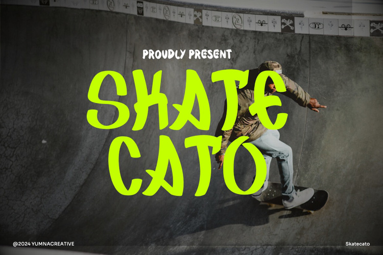 Skatecato Font