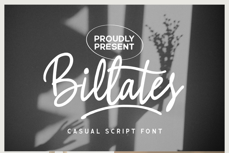 The Billates Font