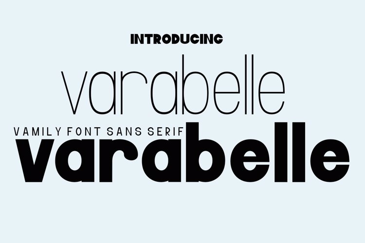 varabelle Black Font