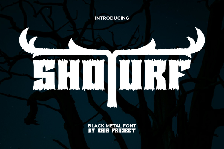 Preview of Shoturf Font