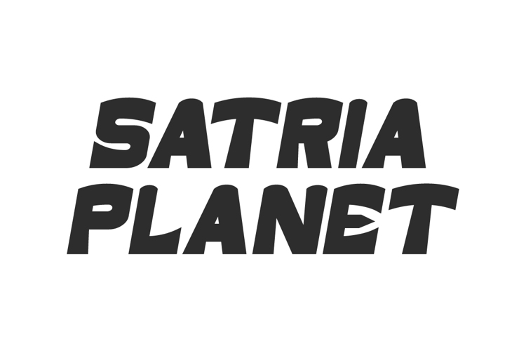 Satria Planet Font