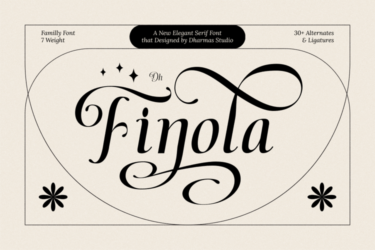 Preview of Dh Finola Font